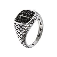 Ring Albert M. Man Anello Albert M. in Silver Spinello WSOX00171PUG-24
